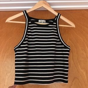 MADEWELL NWOT halter neck cropped sleeveless top!